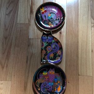 1995 Laurel Burch Feline Family plates